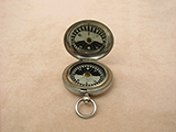 WW1 Dennison MK V pocket compass with Singers Patent style dial dated 1916